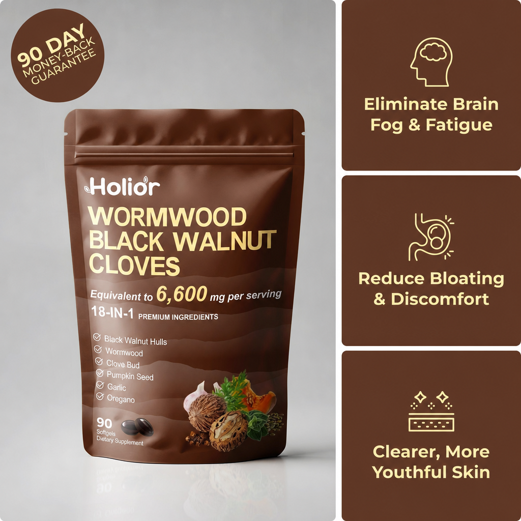 Flush Out Hidden Parasites & Larva in Just 14 Days with Wormwood Black Walnut Cloves