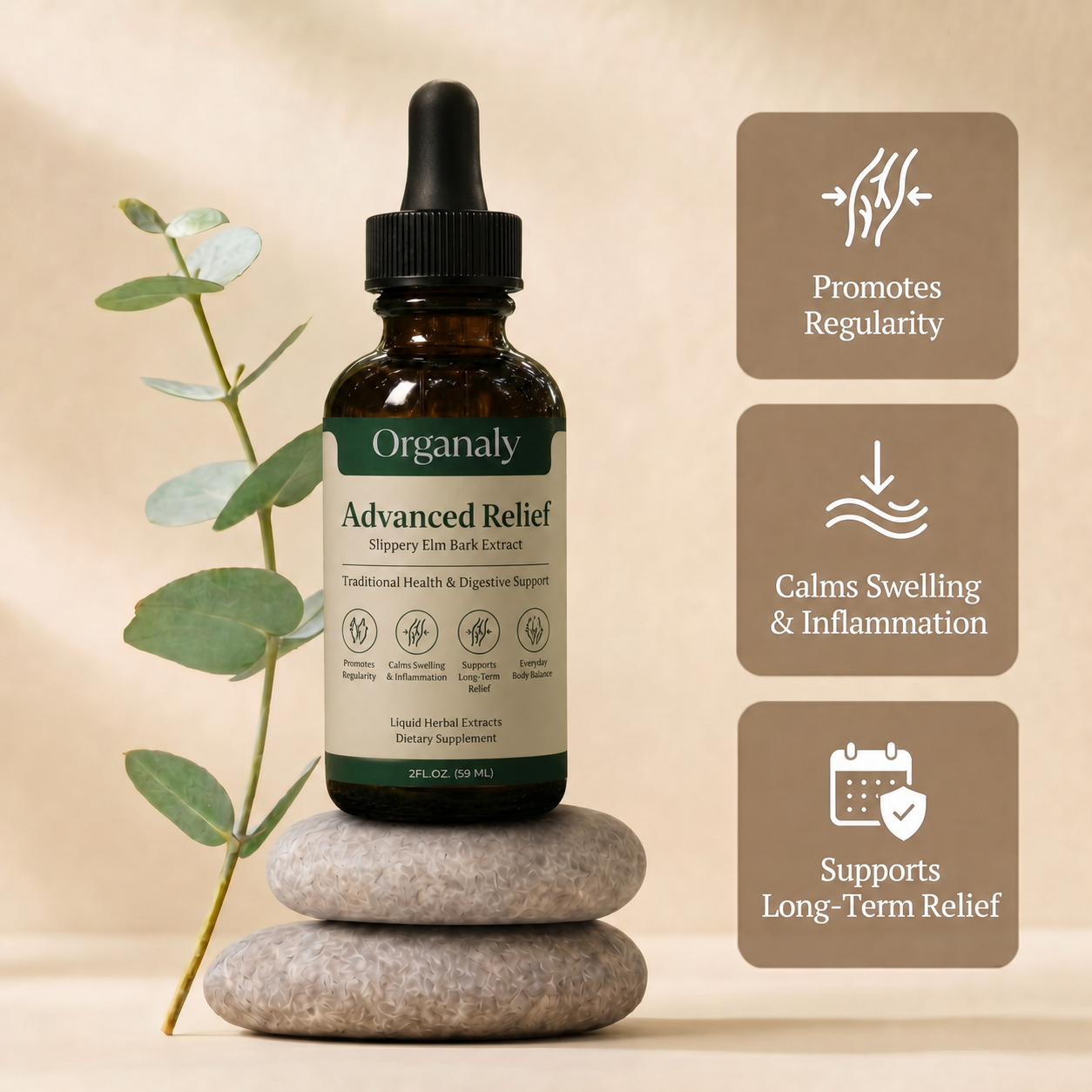 Advanced Relief - Slippery Elm Bark