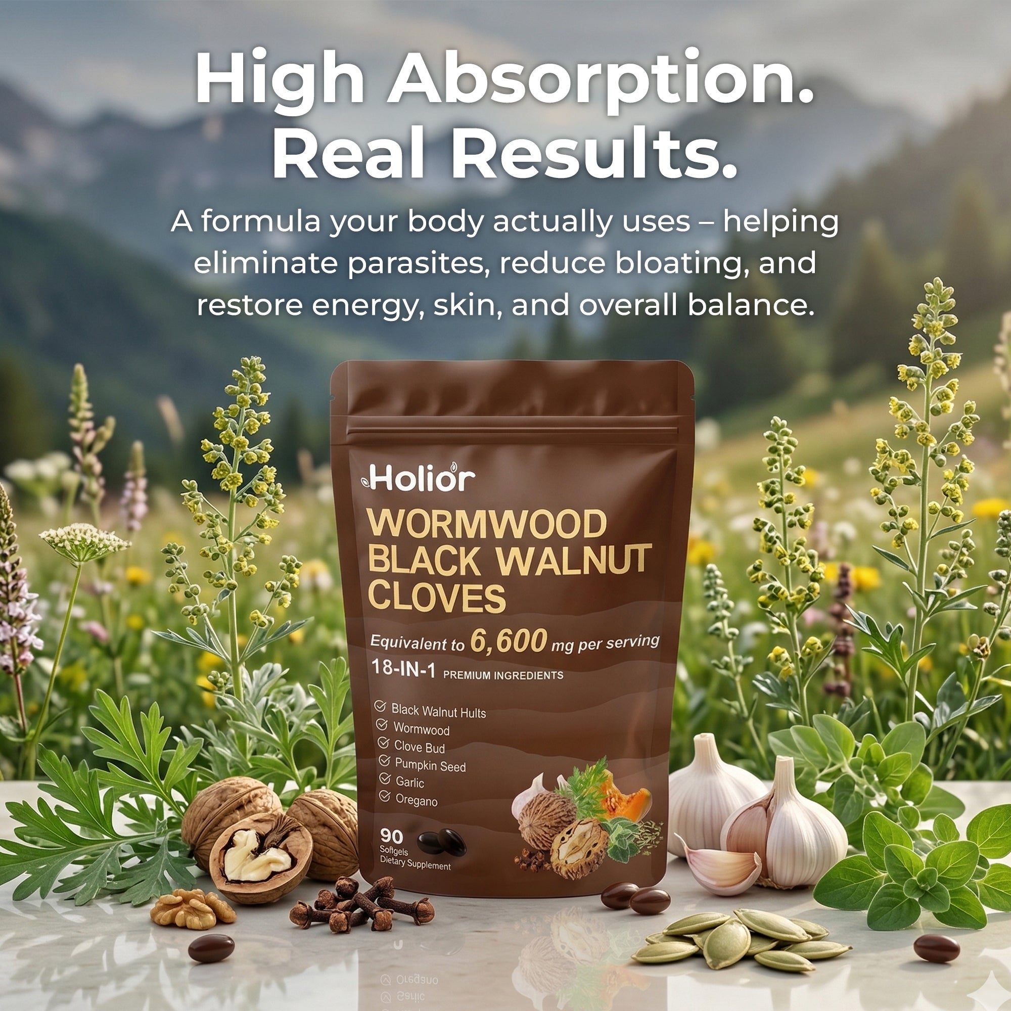 Flush Out Hidden Parasites & Larva with Wormwood Black Walnut Cloves
